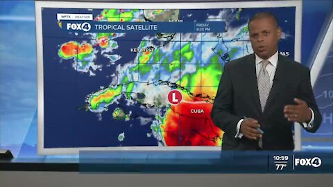 Tropical Depression Fred 11 PM Advisory 8/13/21