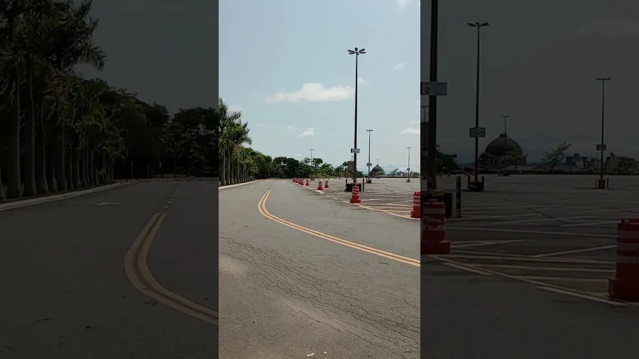 BASILICA SANTUARIO NACIONAL NOSSA SENHORA APARECIDA PLACA CAMINHADA 500M #nossasenhoraaparecida