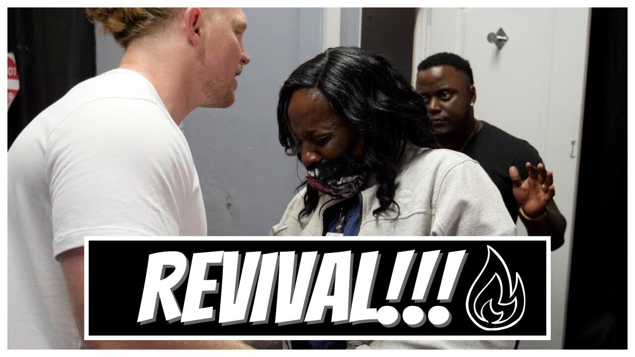 Revival in a tax office!!! Two ladies got delivered and filled with the Holy Spirit!!!