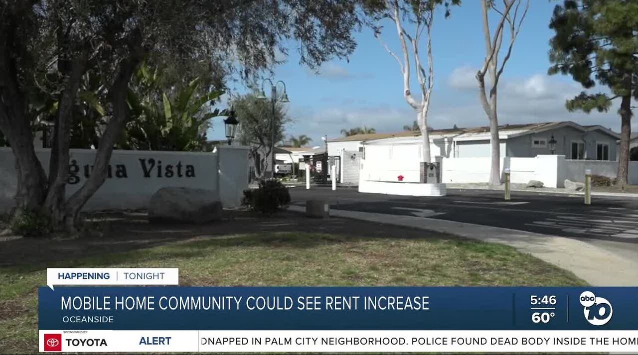 Senior mobile home community in Oceanside could see rent spike