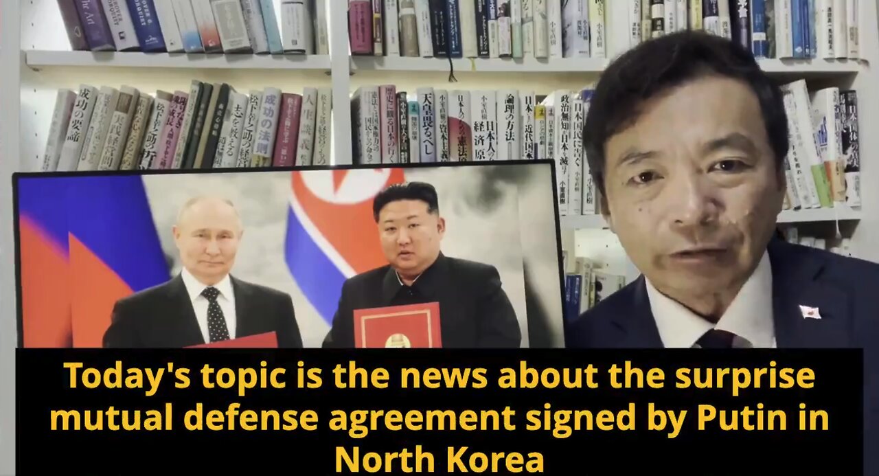 【🇬🇧🇺🇸sub】Surprisingly, Putin signed a mutual defence agreement with North Korea.【2024.06.21】