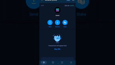 SOLANA CRYPTO STAKING CRYPTOCURRENCY in TRUSTWALLET #solana #cryptostaking #solanaprice #staking