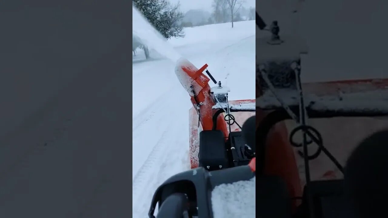 Snow removal on the farm