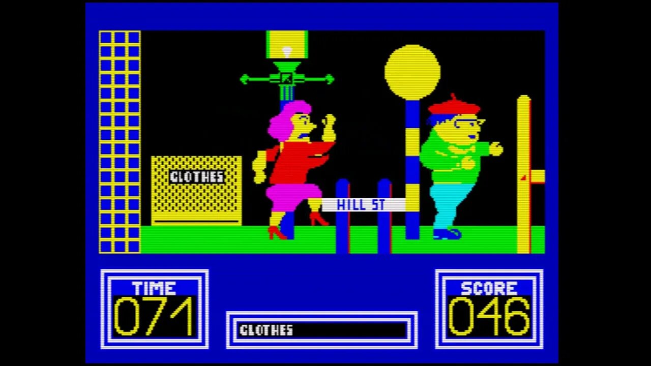 Zx Spectrum Games - Benny Hills Madcap Chase