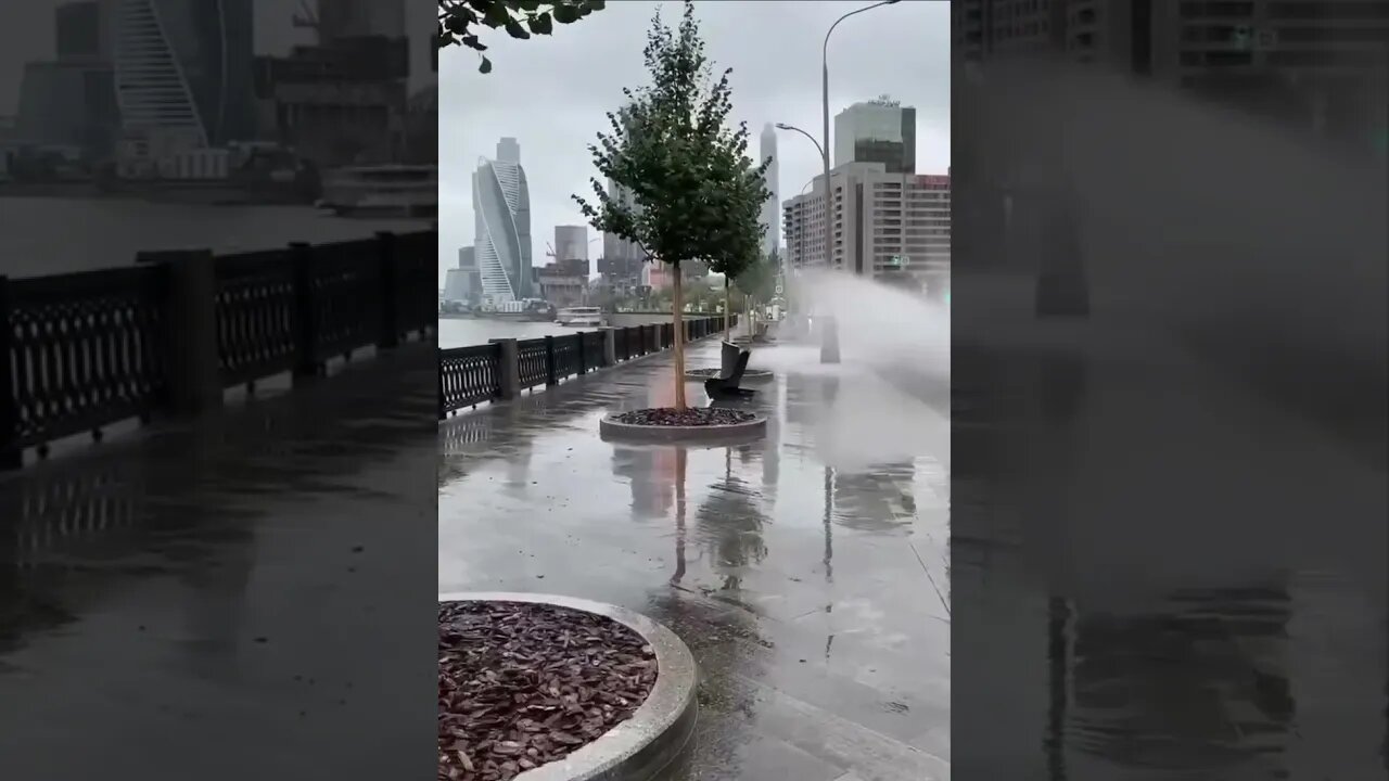 Color palatte changes in Moscow #moscow #wet