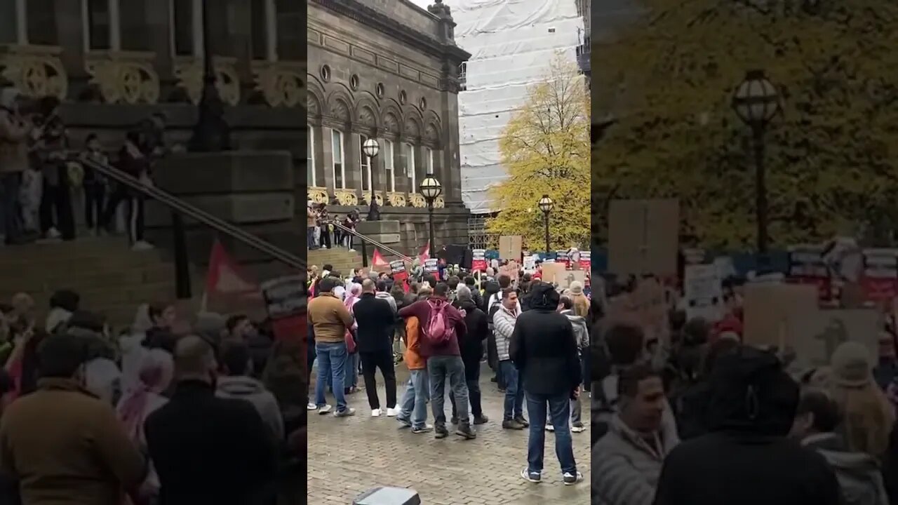 Leeds Palestine protest (Oct 28th 2023) #leeds #leedsnews