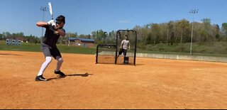 University of Oregon Outfielder hits the building