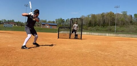 University of Oregon Outfielder hits the building