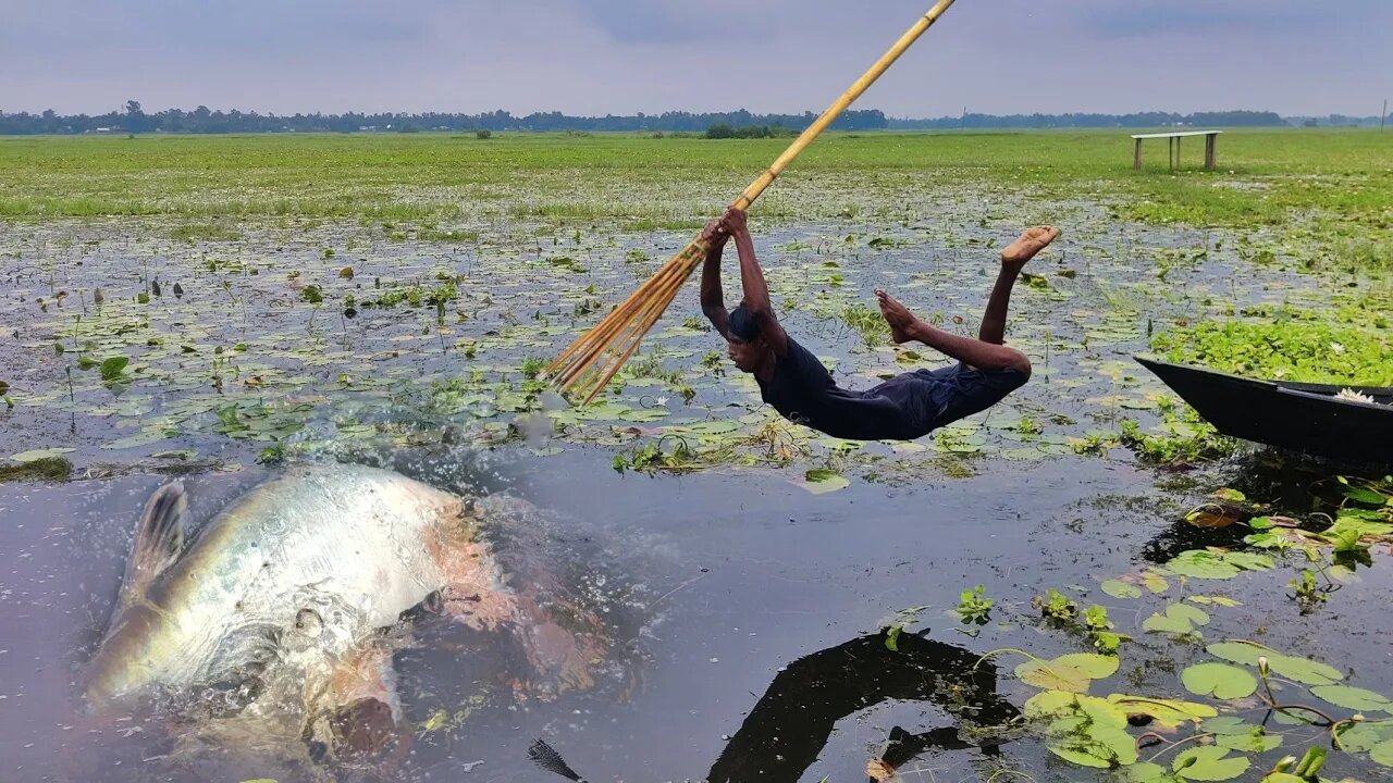 Unique Best Flying Boat Fishing Video 2023! Traditional Boat Fishing Video