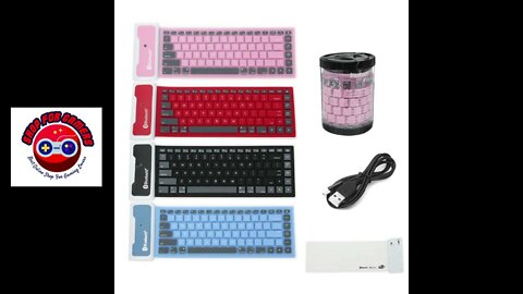 Foldable Waterproof Universal Portable Wireless Keyboard