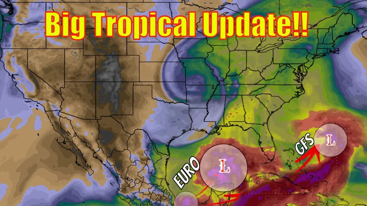 HUGE Tropical Update! & Severe Weather Today! - The WeatherMan Plus Weather Channel