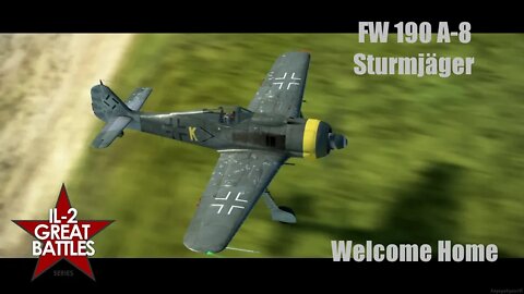 IL-2 BoS: Welcome Home - Focke Wulf 190 A-8 Sturmjäger