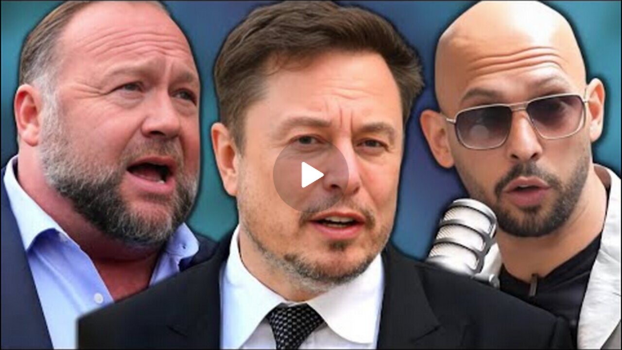 X PodCast: Elon Musk, Alex Jones, Andrew Tate in HEATED Debate!