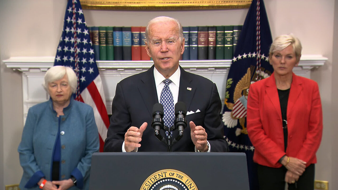 "Enough is enough:" President Biden bemoans oil companies sending profits to shareholders