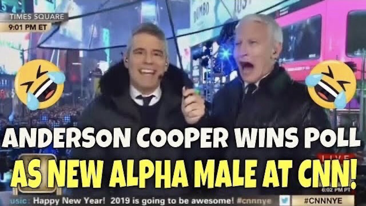 Joe Rogan: "Now that Chris Cuomo's gone, Who's the Alpha Male at CNN?" Anderson Cooper wins Poll!