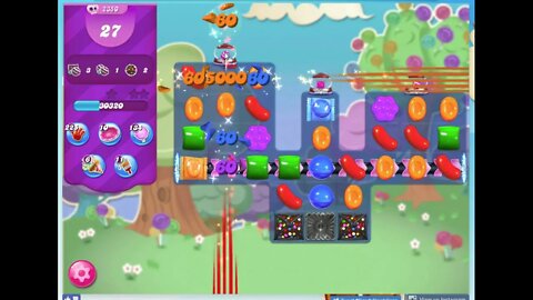 Candy Crush Level 2350 Audio Talkthrough, 2 Stars 0 Boosters