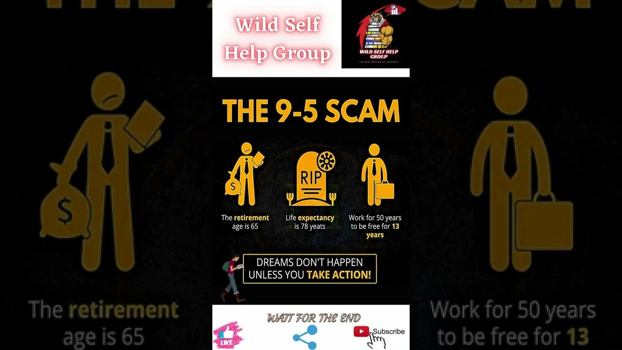 🔥The 9-5 scam🔥#shorts🔥#wildselfhelpgroup🔥7 July 2022🔥