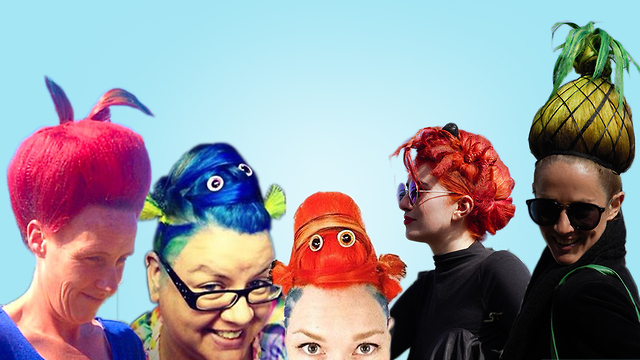 Hairdresser Creates Crazy Hairstyles For Charity: MAKING MAD