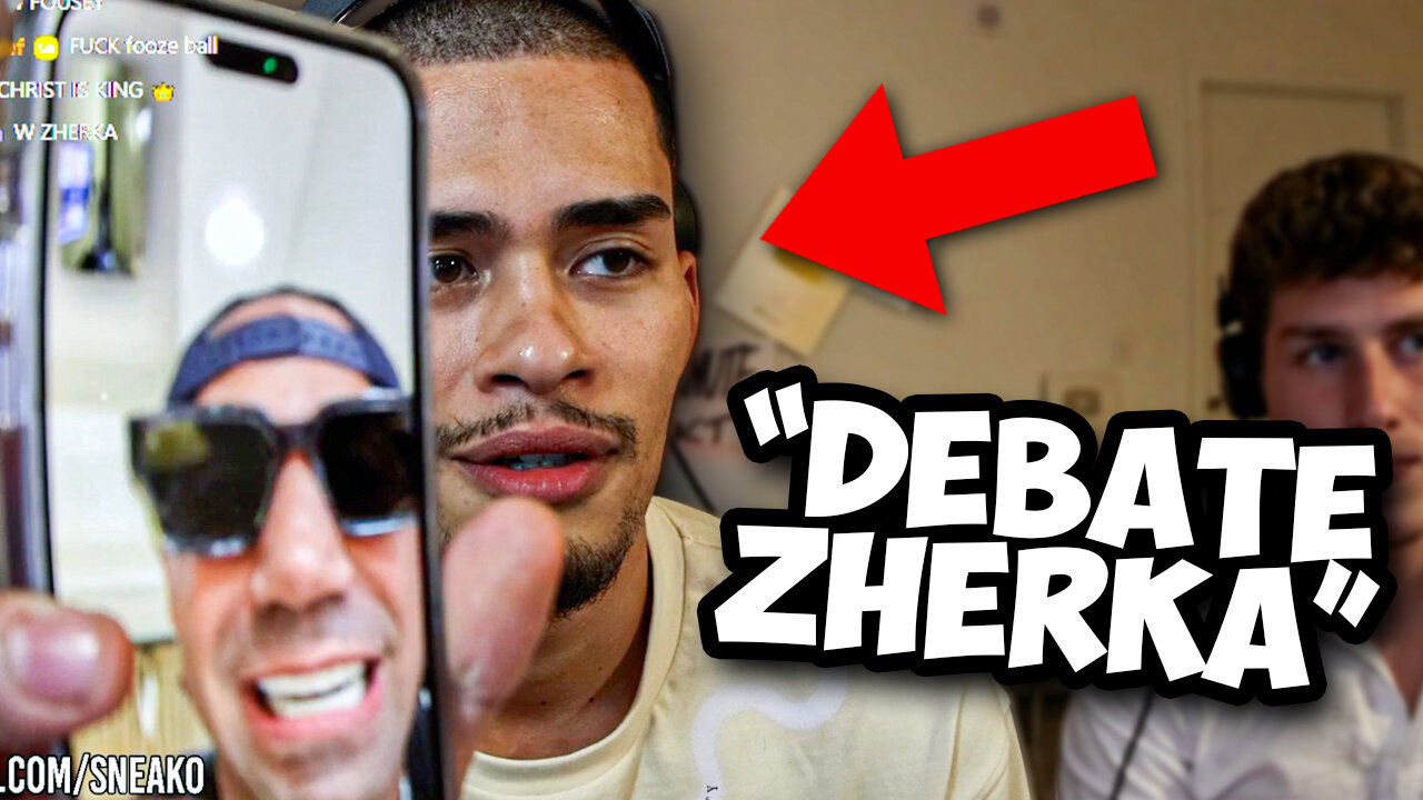 SNEAKO Convinces Fousey To Debate Zherka On Stream