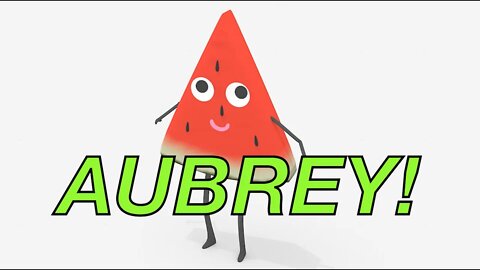 Happy Birthday AUBREY! - WATERMELON Birthday Song