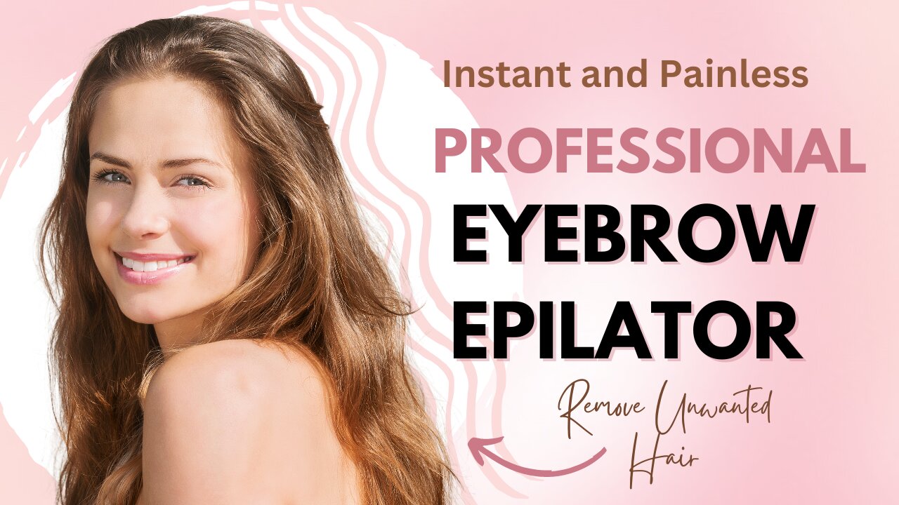 Remove Unwanted Hair in Seconds with the Professional Eyebrow Epilator!