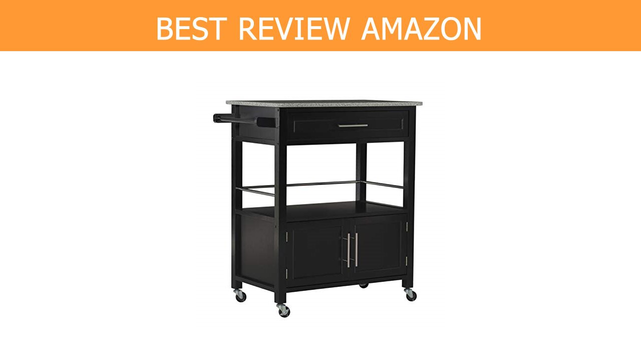 Linon Cameron Kitchen Cart Granite Review