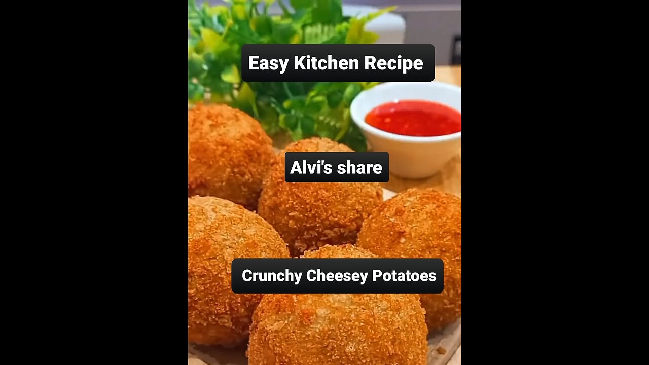 Crunchy potatoes recipe with cheese..by alvi's share