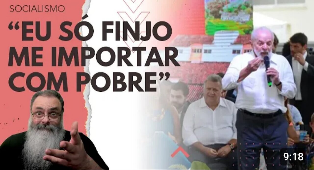 SINCERICÍDIO do LULA: ELE e DILMA só FALAM de POBRE só na ELEIÇÃO, depois DÃO DINHEIRO para EMPRESAS