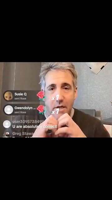 Michael Cohen is a full on TT live streamer, accepting donations through the app