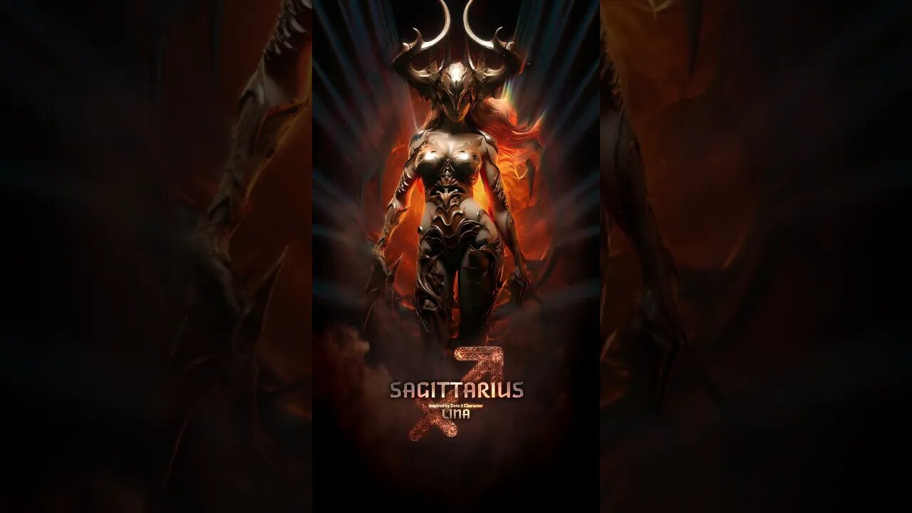 SAGITTARIUS | Lina as Zodiac Sign Sagittarius | Track: Base Race | Phonk @126 BPM #zodiac #dota2