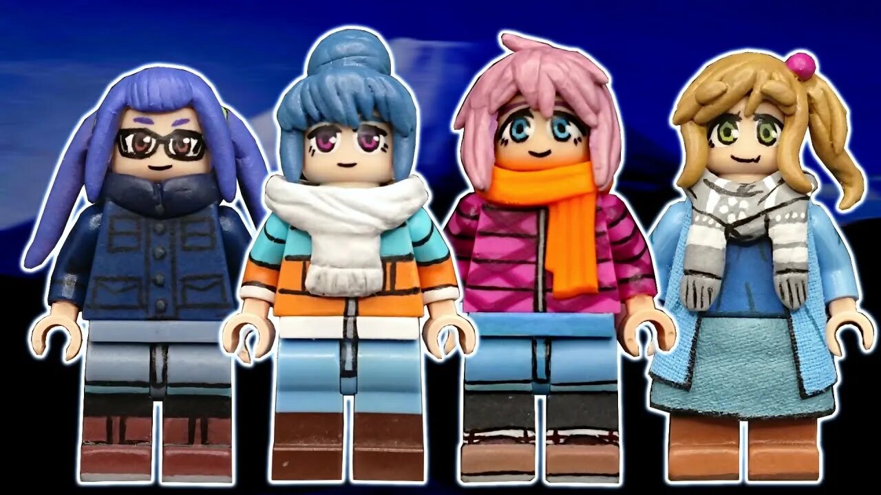 Yuru Camp: Lego Custom Minifigures