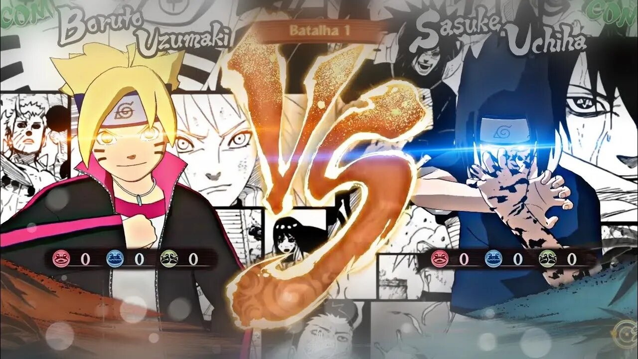 Boruto Sage Mode vs Sasuke Curse Mark - Storm 4 Road to boruto Dublado