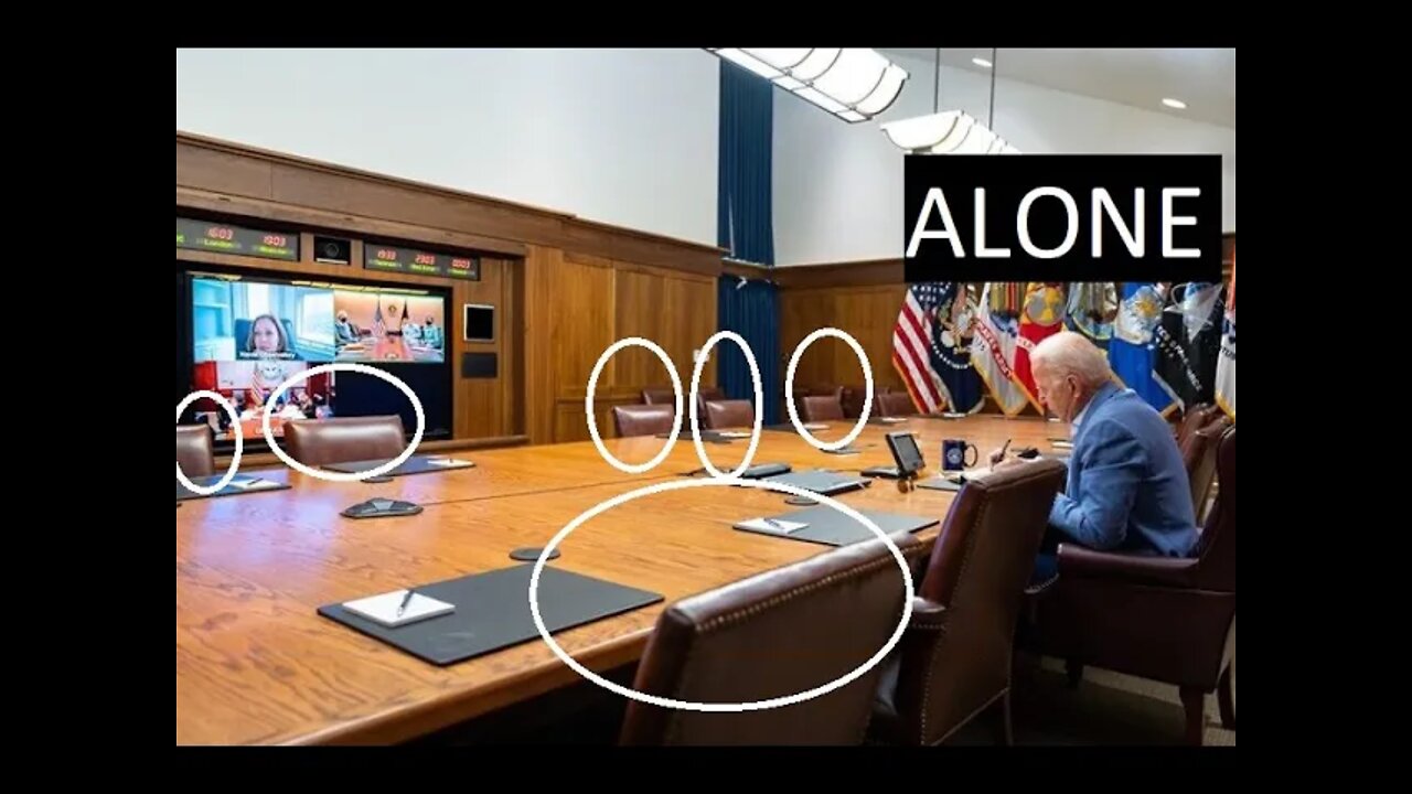 Why is Biden under house arrest in Camp David, and not in the Situation Room? VP also alone, at home