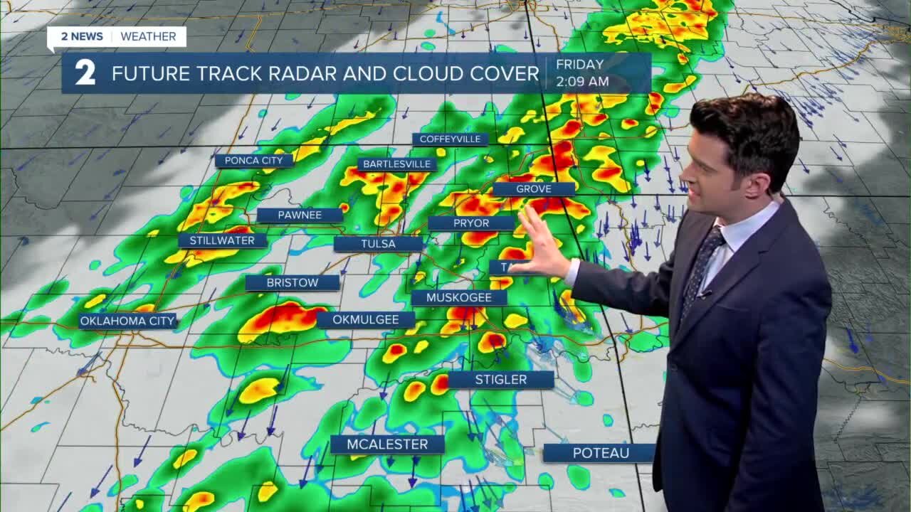 Turning wet and colder