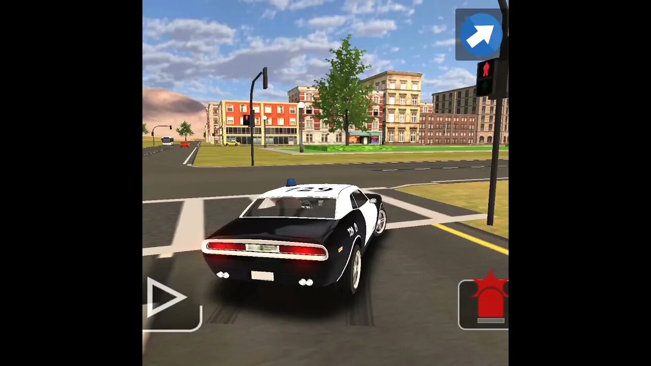 police Car Chase Gameplay 2021 #shorts #car #auto #crash