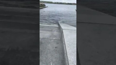 Steps down to the Ocean in Halifax