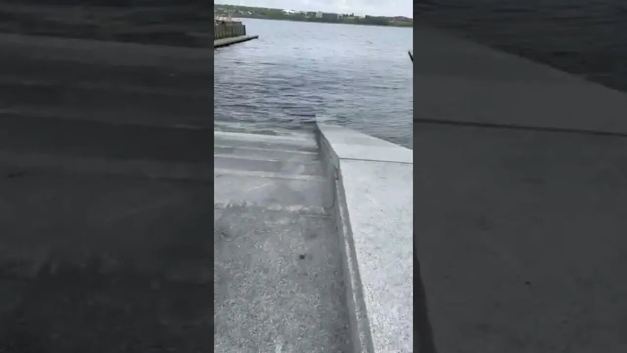 Steps down to the Ocean in Halifax