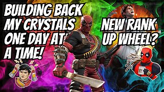 Building Back My Crystals | New Rank Up Wheel? | Content Till I Have A Titan!