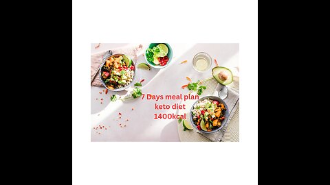 Here’s a 7-day 1400 kcal keto diet plan with 3 main meals and 2 snacks daily