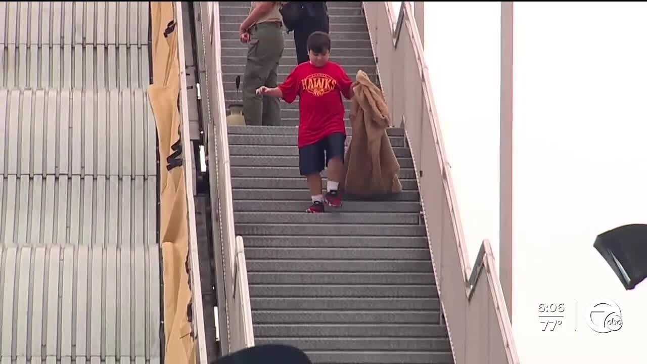 Giant slide reopens with adjustments