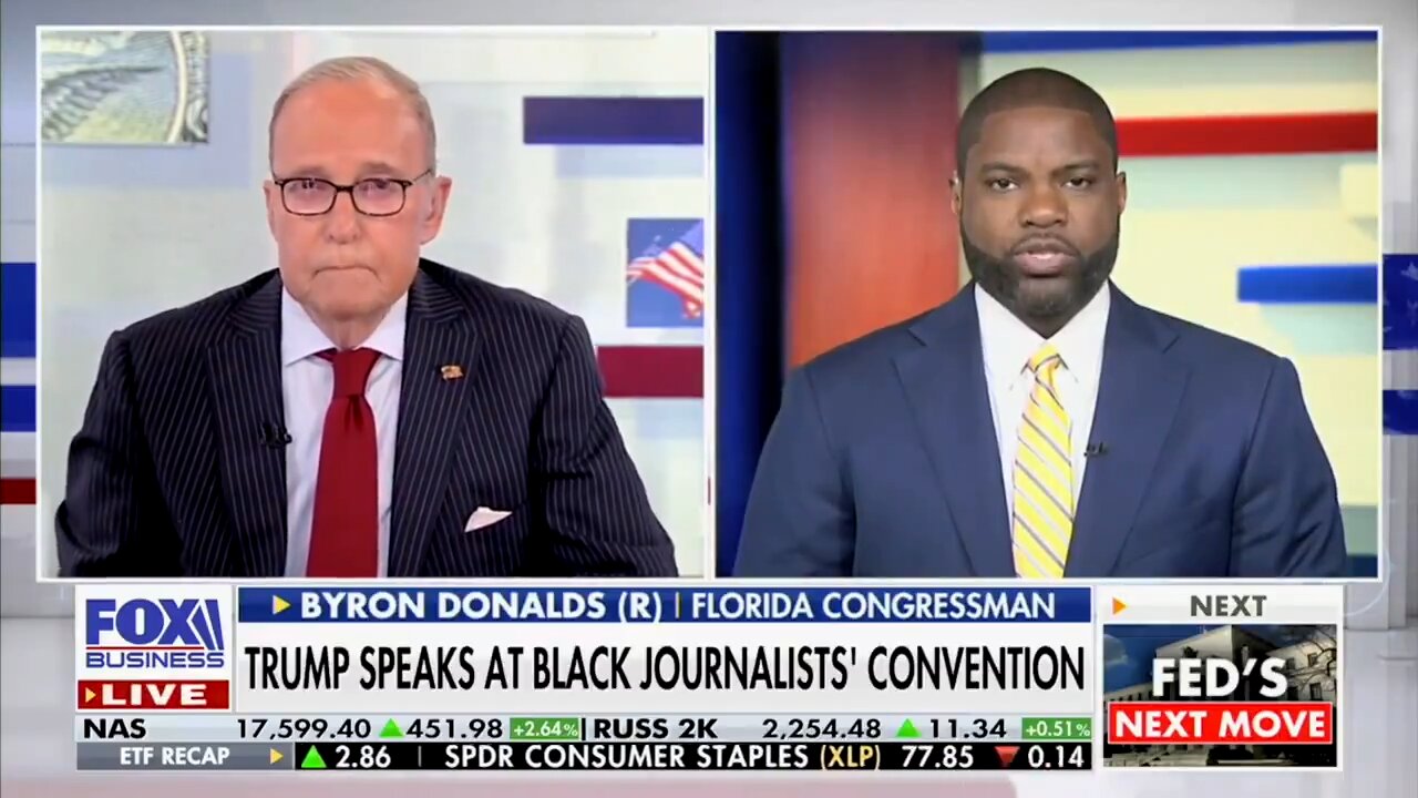 Bryon Donalds trashes Kamala on NABJ Convention