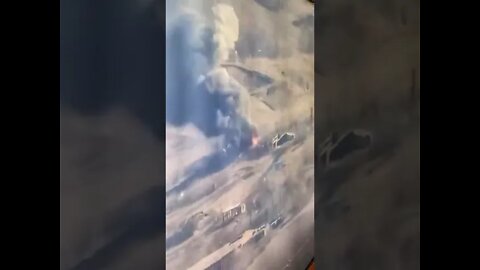 THE MOMENT OF THE RUSSIAN VEHICLE EXPLOSION! RUSSIA UKRAINE WAR!