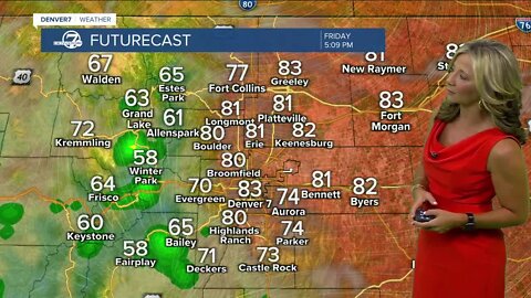 More monsoon moisture moving into Colorado