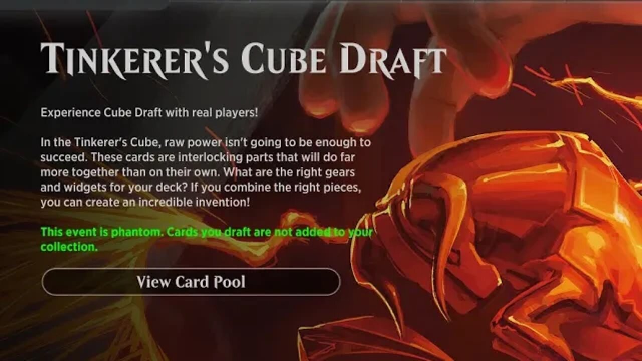 Tinkerer's Cube Draft Gameplay! How well can we do?!