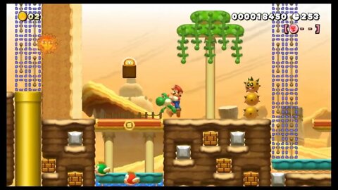 Mario Maker 2 NSMB Desert Levels