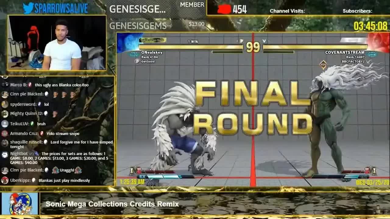 LowTierGod Gets Shocked on by a Thunderous Blanka [LowTierVile Reupload]