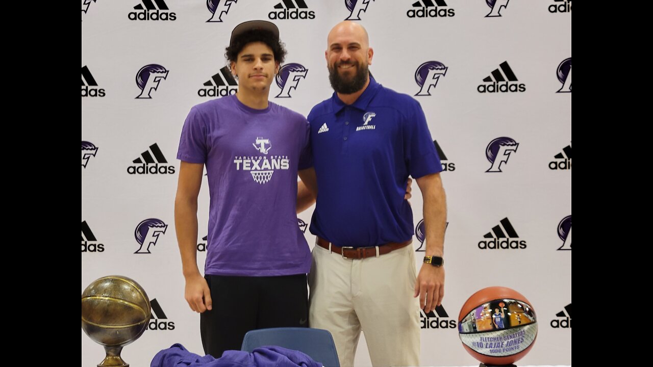 Lajae Jones signing ceremony to Tarleton Texans