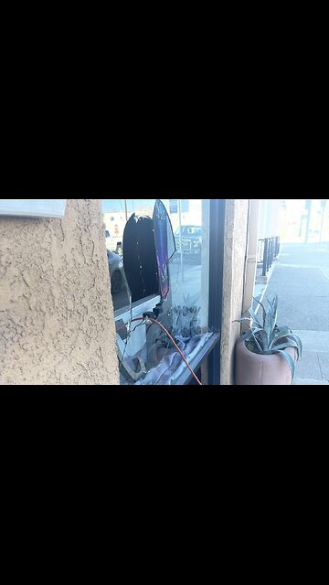 Radical Trans Activist Throws Rock Through The Window Of Radio Station