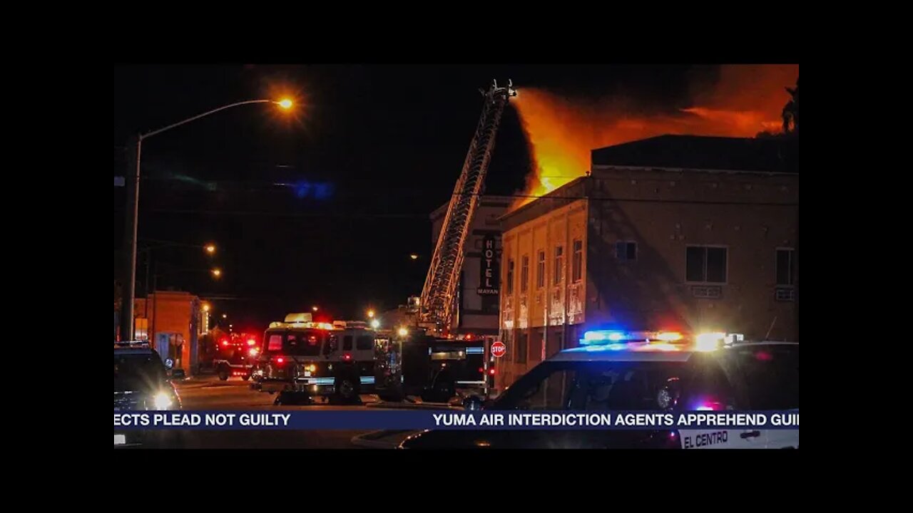 FIRE GUTS HISTORIC MAYAN HOTEL | Drive-Thru Love-Thru | Horsing Around with Border Patrol in Brawley