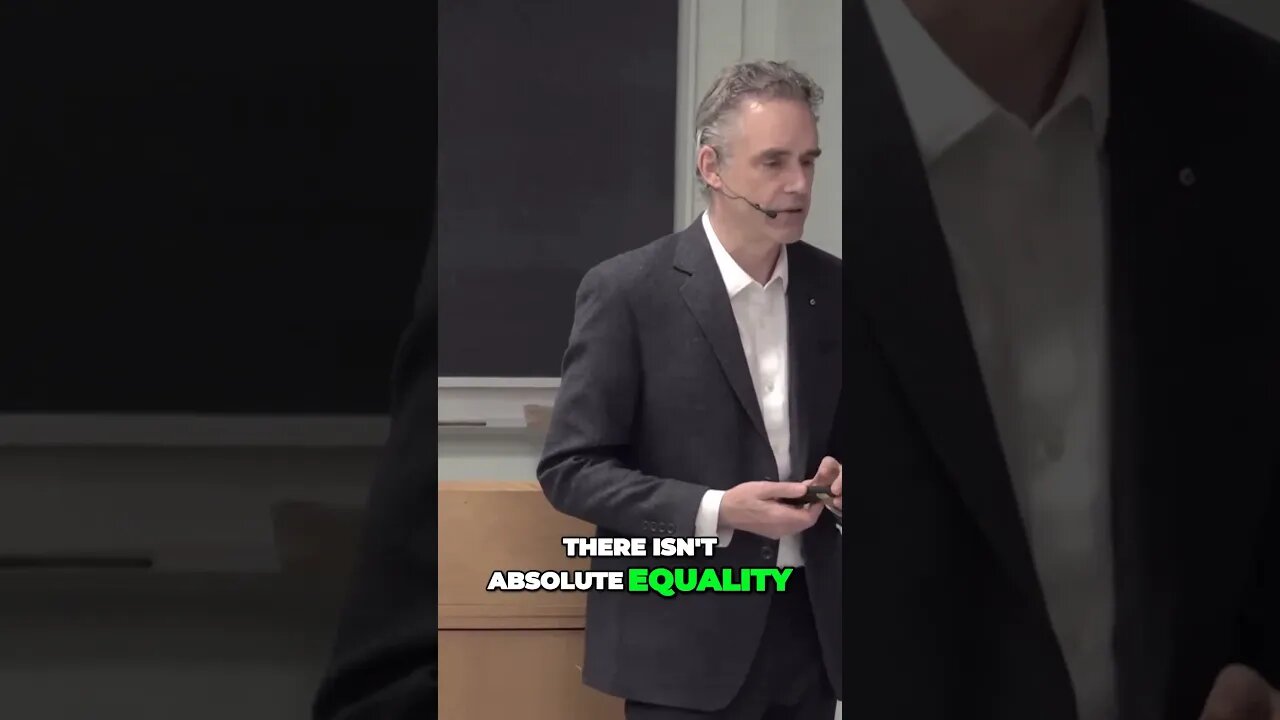 Jordan Peterson: The Truth about EQUALITY #shorts #motivation #mindset #philosophy